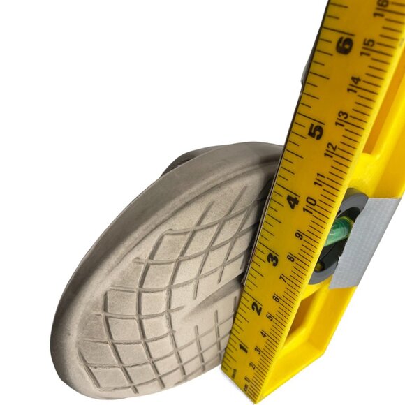 Oofos Beige Tan Sandals Women's 7 Men's 5 - Picture 14 of 15